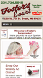 Mobile Screenshot of fosterssupermarketevart.com